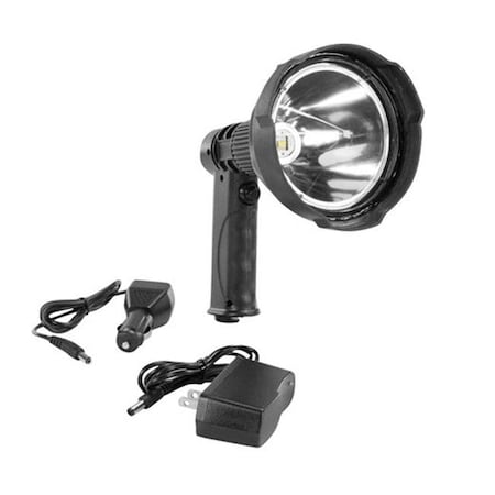 Larson Electronics Larson Electronics RL-85-LED-CPR 25 watt Pistol Style LED Light Hunting Spotlight; 2000 Lumens; Rechargeable Lithium Ion Battery RL-85-LED-CPR